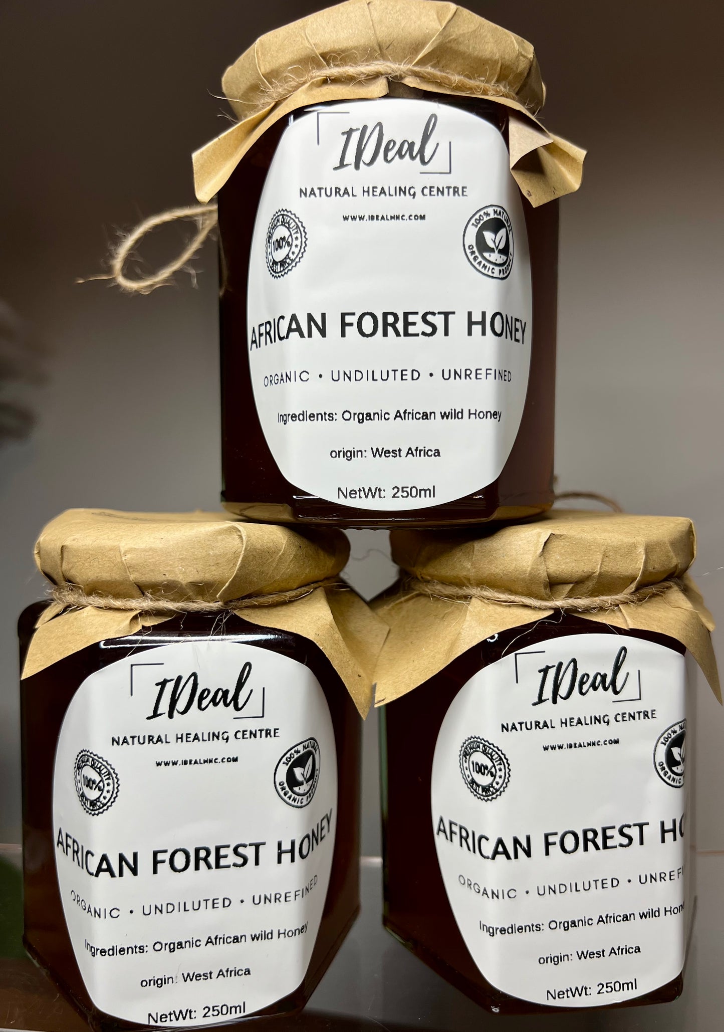 Wild African Forest Honey-Raw, Unrefined 100-% Organic