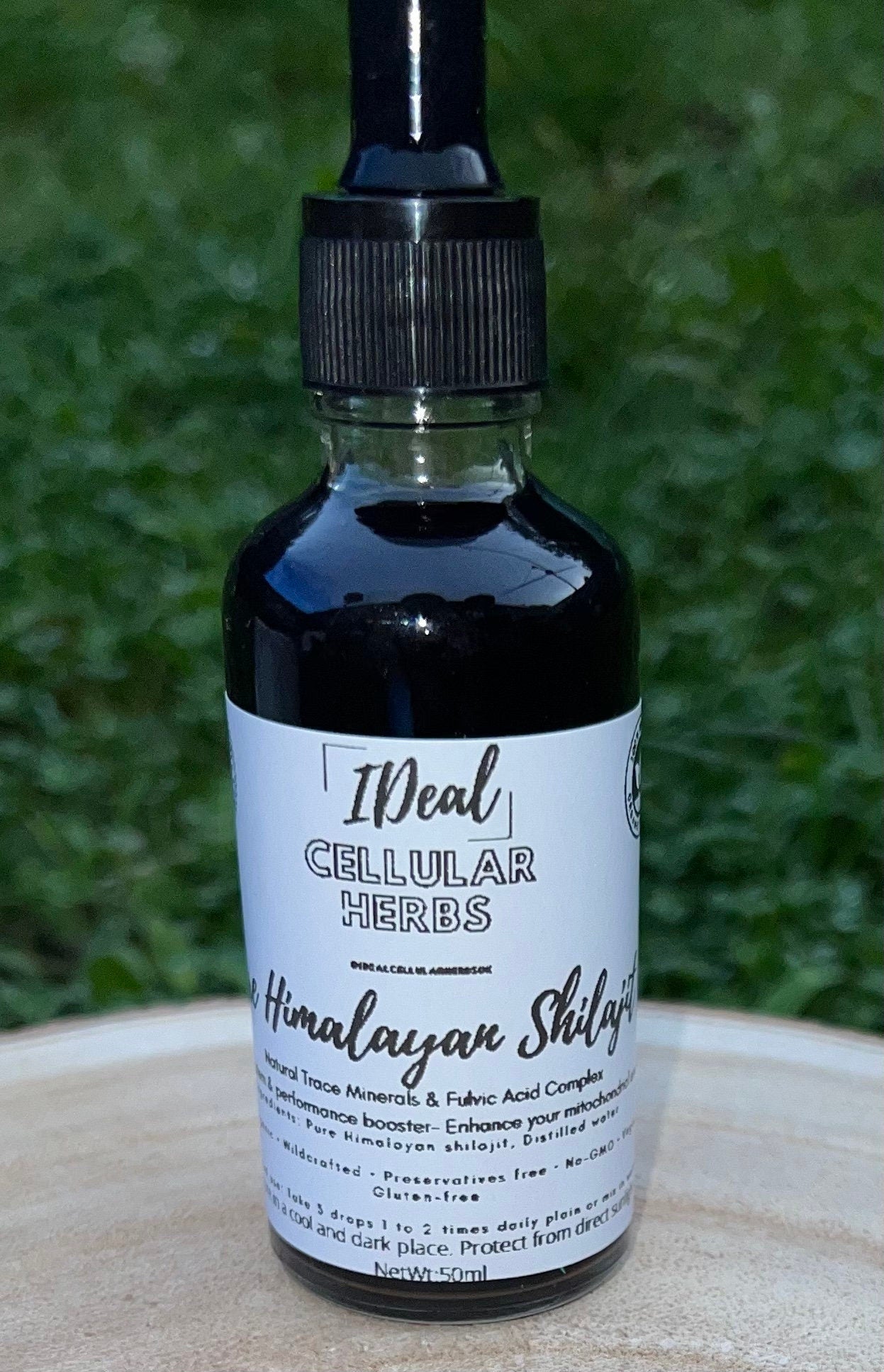 IDeal authentic Himalayan Shilajit Liquid oral Drops 30ml-Natural Source of Fulvic Acid,Humic acid & Minerals