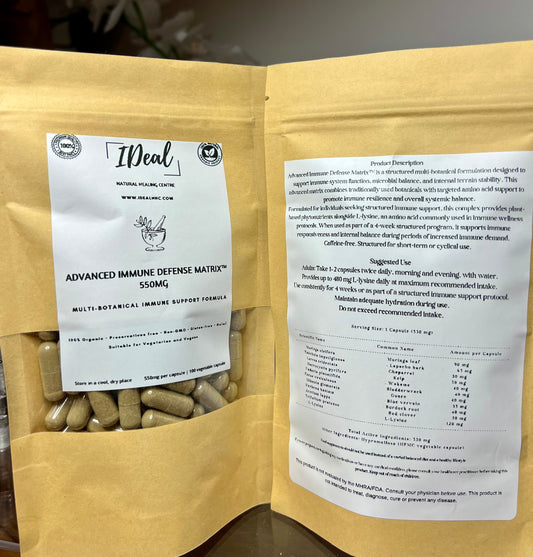 Advanced Immune Terrain Support-Multi-Botanical Immune Support Complex
-100% Organic-Natural