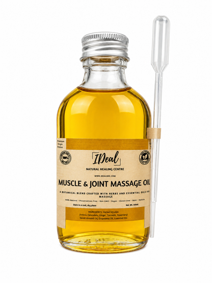 Muscle and Joint Massage Oil Deep warming botanical 100% natural 100ml