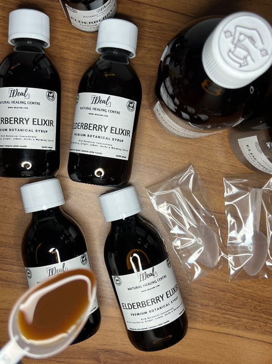 Elderberry Elixir Syrup (Sambucus nigra) 100%natural-zero preservatives- vegan -Children friendly