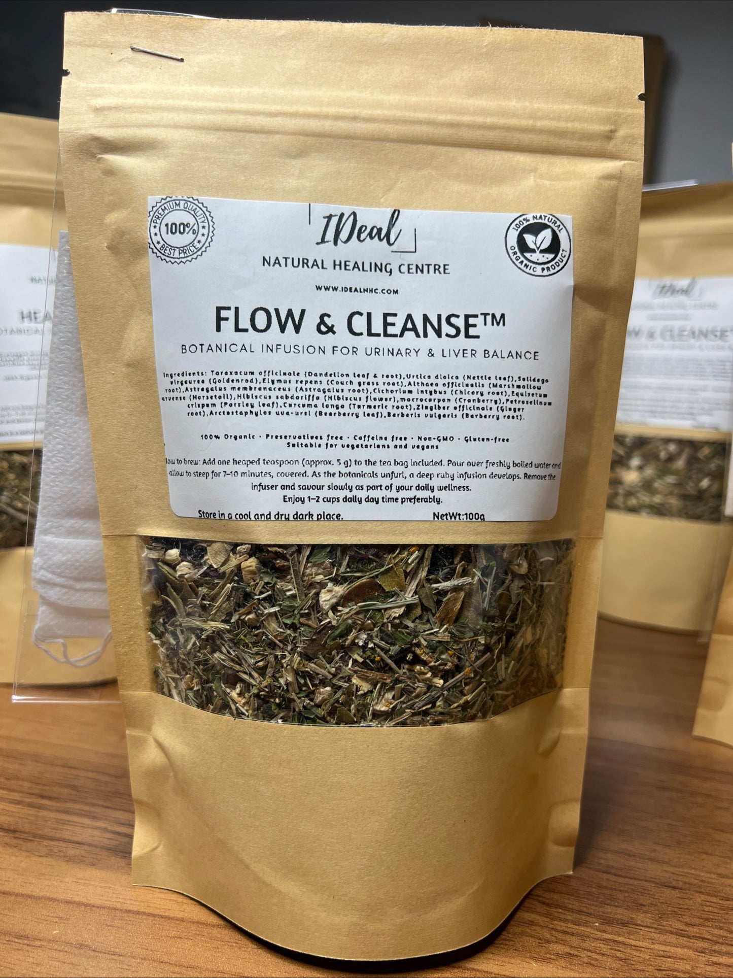 Flow and Cleanse Loose Tea Blend 100g