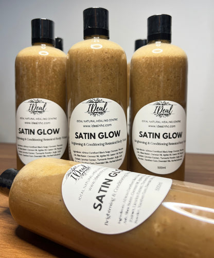 Satin Glow – Brightening & Conditioning Botanical Body Wash 500ml