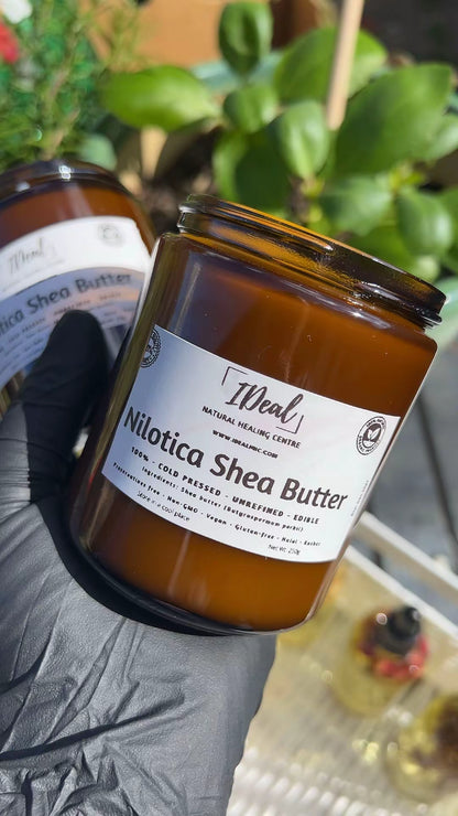 Nilotica Shea Butter 100% Unrefined and Natural Yellow Rich Creamy Butter