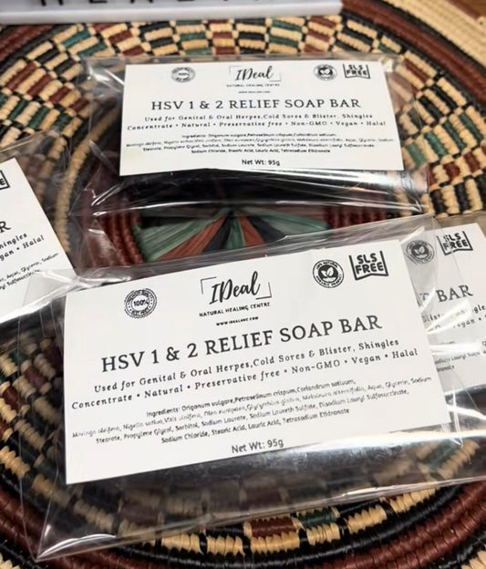 HSV 1&2 relief soap bar 100% natural -116g