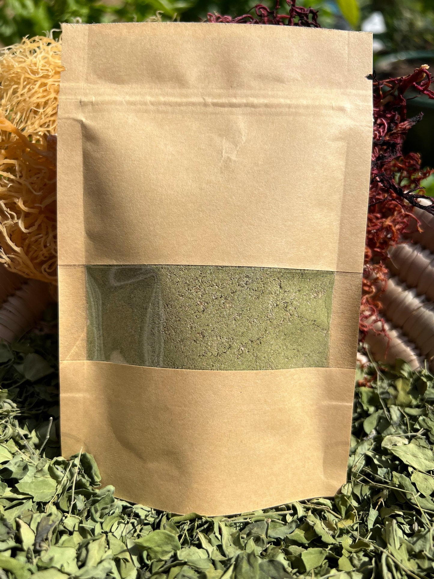Authentic wild crafted seamoss and Moringa powder-100% Organic herbs
