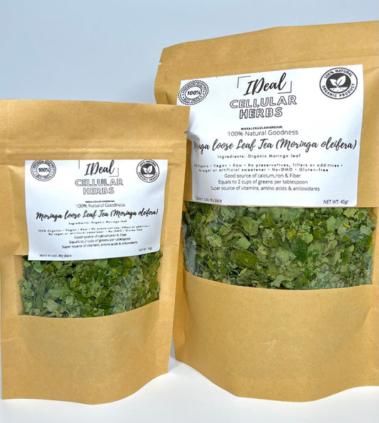 Dried Organic Moringa loose leaf tea-Moringa oleifer—tree of life-natural-herbal medicine-naturopathy