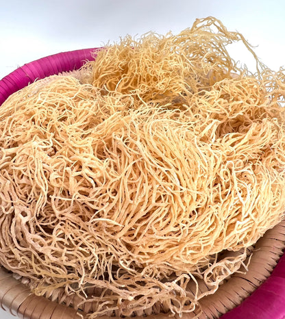 IDeal 100% wild crafted golden seamoss-Gold Eucheuma cottonii -Dr. Sebi grade