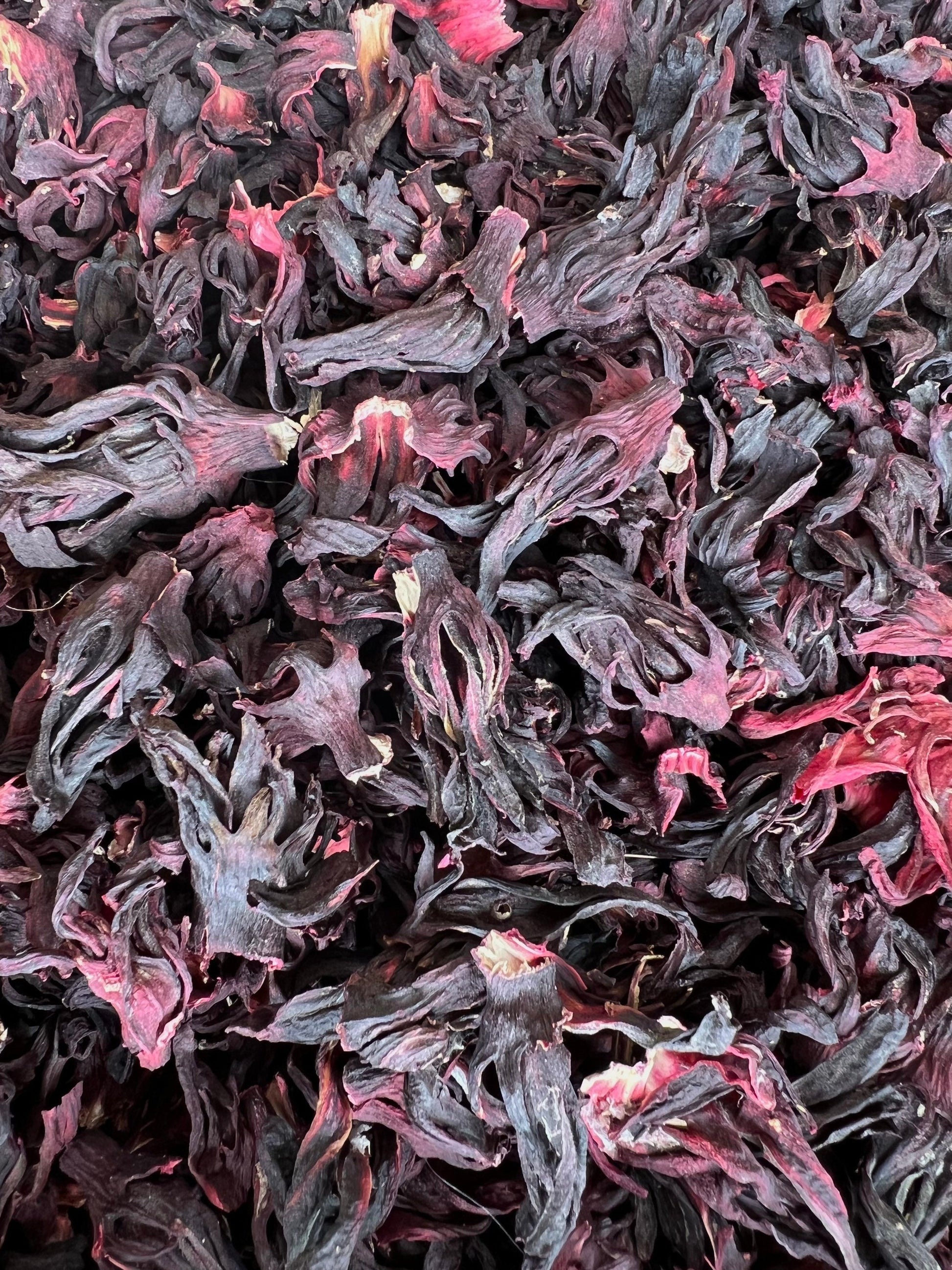 IDeal dried organic whole hibiscus (Hibiscus sabdariffa)flower-Roselle-loose-tea-naturopathy