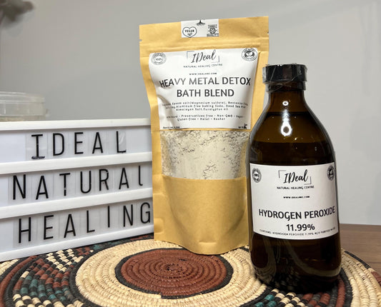 Heavy Metal Detox-Full Body Bath soak package-100% natural-powerful clay- salts-vegan 300g sealed packs