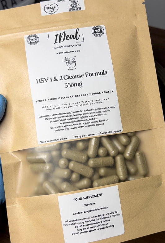 HSV Herpes cleanse formulation-100% Organic-Natural