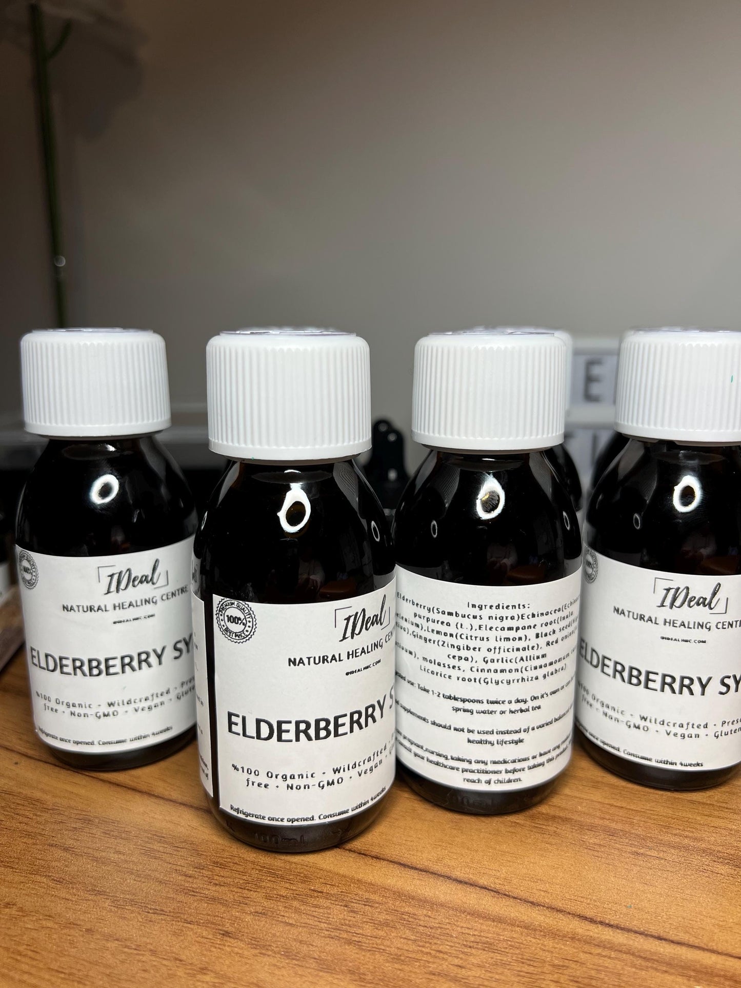 Elderberry syrup(Sambucus nigra) 100%natural-zero preservatives- vegan-non gmo