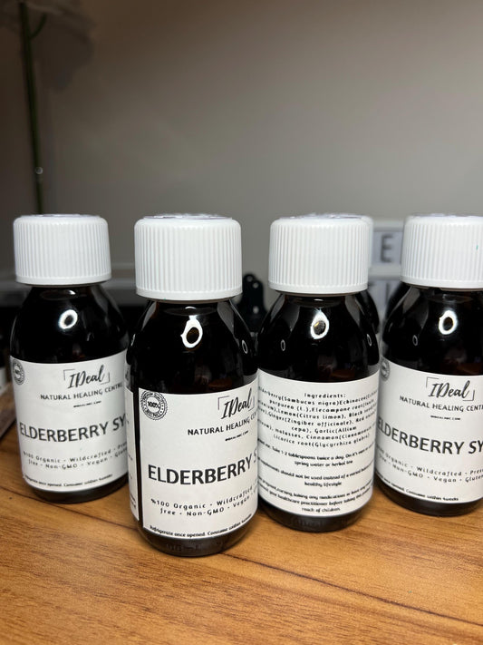 Elderberry syrup(Sambucus nigra) 100%natural-zero preservatives- vegan-non gmo