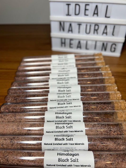 IDeal Black Salt- Himalayan grace-100%authentic-Natural-Ayurvedic-sulphurous aroma-Trace minerals-20g/Tube