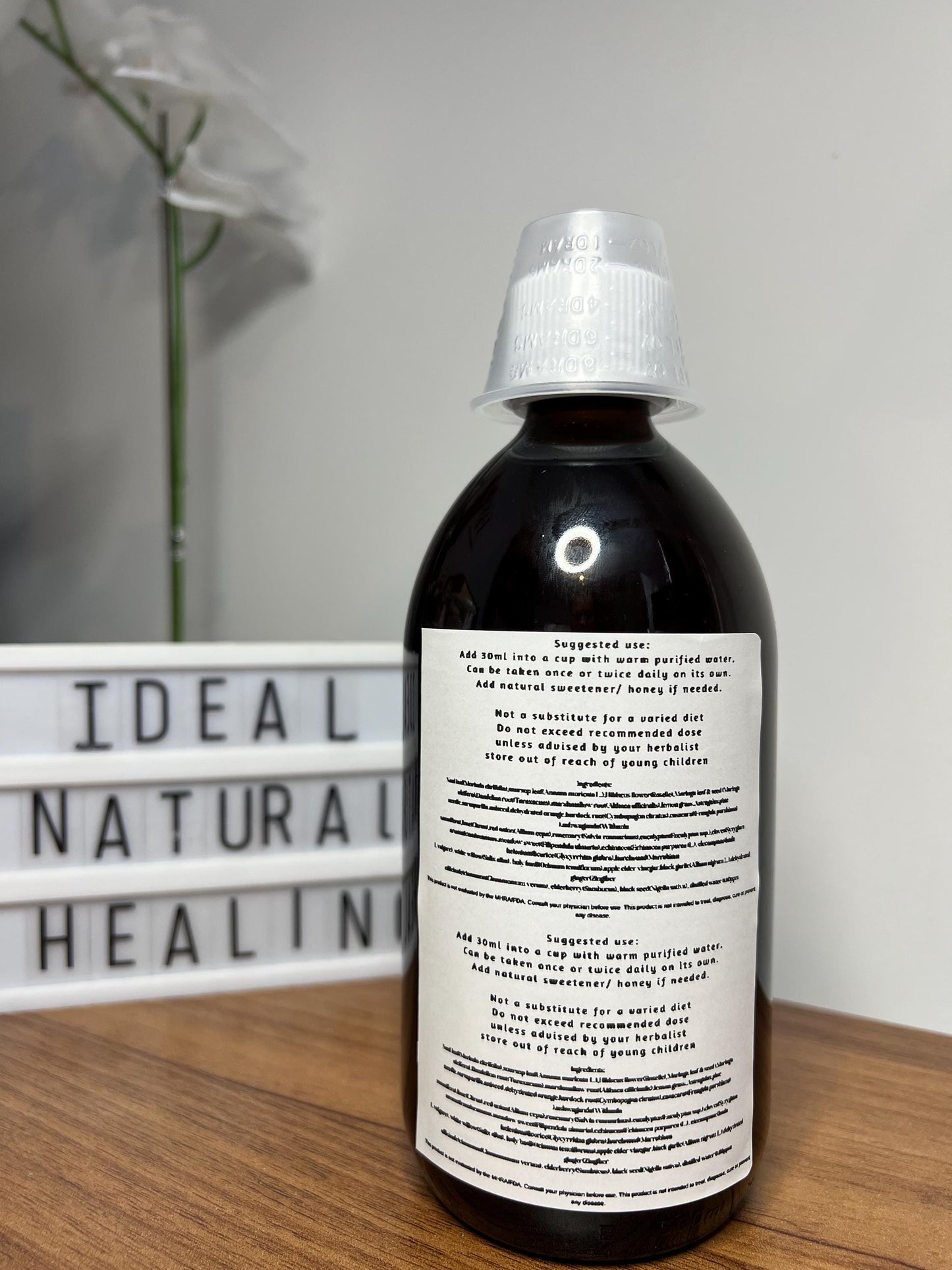 IDeal 35 Tonic Bitters -Soursop and Noni- Herbal decoction- 35 miracle herbal drink-naturopathy-100% organic bitters