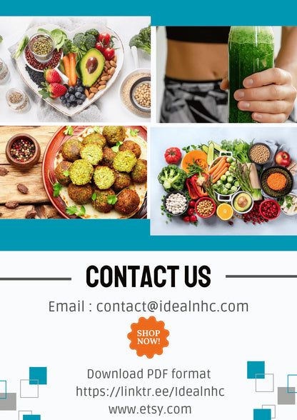 HSV 1&2- Herpes Cleanse Easy Plant Based Cookbook- Recipes- Smoothies- Main meals-Desserts-Printable eBook | Digital Product