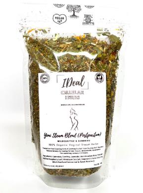 IDeal Yoni steam- Postpatrum herbal sitz bath for recovery after child birth- 100% Natural and Organic- 100g